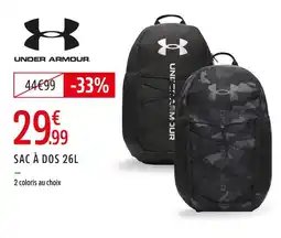 Intersport Under armour sac à dos 26l offre