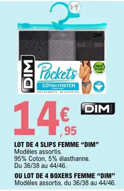 E.Leclerc DIM Les Pockets offre