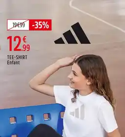 Intersport Adidas tee-shirt enfant offre