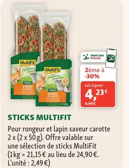 Maxi Zoo Multifit sticks offre