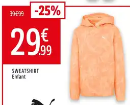 Intersport Puma sweatshirt enfant offre