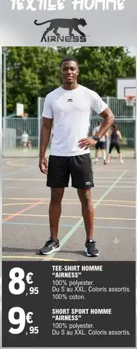 E.Leclerc AIRNESS TEE-SHIRT HOMME offre