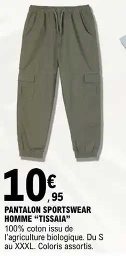 E.Leclerc TISSAIA Pantalon sportswear homme offre