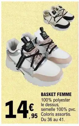 E.Leclerc SCOTT BASKET FEMME offre
