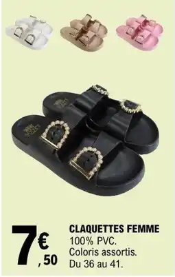 E.Leclerc SCOTT Claquettes femme offre
