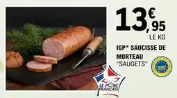 E.Leclerc Saucisse de morteau offre