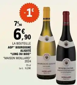 E.Leclerc Moillard - bourgogne aligoté long du bois offre