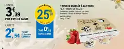 E.Leclerc Yaourts brassés à la fraise offre