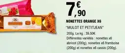 E.Leclerc Petitjean - nonettes orange offre