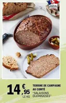E.Leclerc Terrine de campagne au comté offre