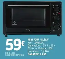 E.Leclerc ELSA Y MINI FOUR offre
