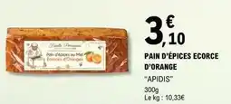E.Leclerc Orange - pain d'épices ecorce d'orange offre