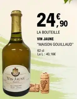 E.Leclerc Vin jaune offre