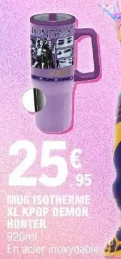 E.Leclerc KPOP DEMON HUNTER MUG ISOTHERME offre