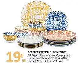 E.Leclerc HOMESIDE Vaisselle offre