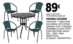 E.Leclerc ENSEMBLE DÉJEUNER offre