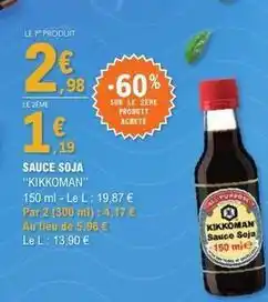 E.Leclerc Kikkoman - sauce soja offre