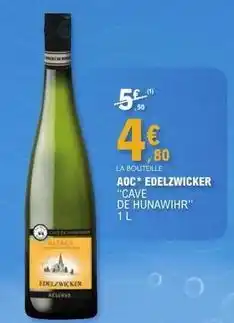 E.Leclerc Edelzwicker - la bouteille aoc offre