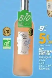 E.Leclerc Igp medterra rose bio offre