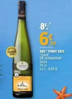 E.Leclerc Aoc - aoc pinot gris offre