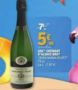 E.Leclerc Aoc - aoc crémant d'alsace brut offre