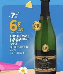 E.Leclerc Aoc - aoc crémant d'alsace brut calixte offre