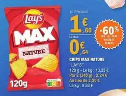 E.Leclerc Lay's - chips max nature offre