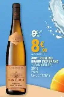 E.Leclerc Aoc - aoc riesling grand cru brand offre