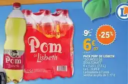 E.Leclerc Lisbeth - pack pom de sources de soufflezzate offre