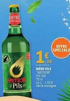 E.Leclerc Meteor - bière pils offre