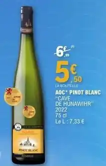 E.Leclerc Aoc - pinot blanc offre