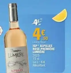 E.Leclerc Igp alpilles rose premiere offre