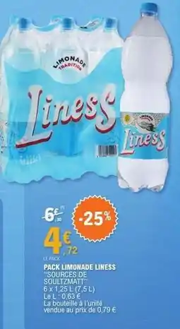 E.Leclerc Sources de soultzmatt - pack limonade offre