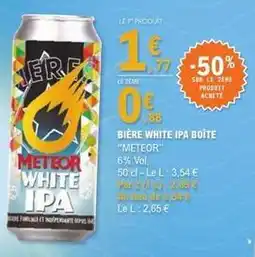 E.Leclerc Meteor - bière white ipa boîte offre