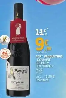 E.Leclerc Aop* vacqueyras offre