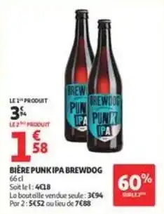 Auchan Supermarché Punkipa - bière brewdog offre