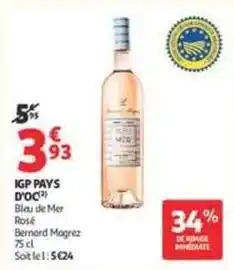 Auchan Supermarché Bernard magrez - igp pays d'oc offre
