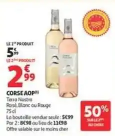 Auchan Supermarché Corse aop offre