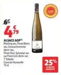 Auchan Supermarché Gewurztraminer - alsace aop offre
