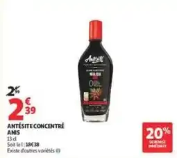 Auchan Supermarché Antésite concentré offre