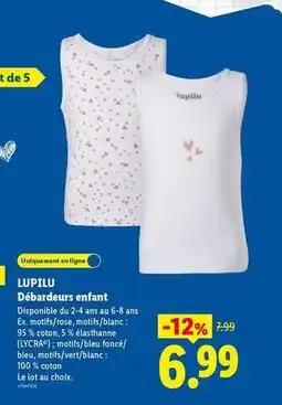 Lidl Lupilu - débardeurs enfant offre