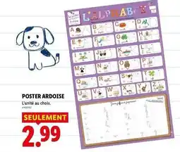 Lidl Bordas - poster ardoise offre