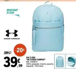E.Leclerc Sport Sac à dos u studio campus offre