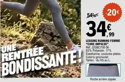 E.Leclerc Sport Xs - legging running femme offre
