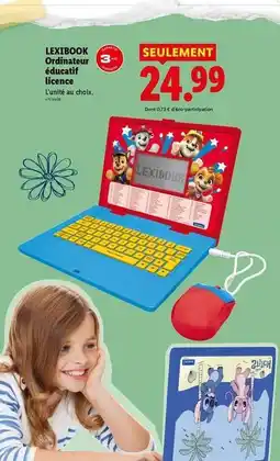 Lidl Lexibook - odadiateur éclacatif licence a thon offre