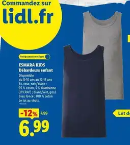 Lidl Esmara - débardeur enfant offre
