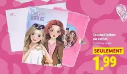 Lidl Journal intime ou carnet offre