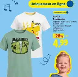 Lidl Lupilu - t-shirt enfant offre