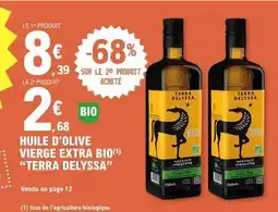 E.Leclerc Terra delyssa - huile d'olive vierge extra bio offre