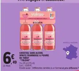 E.Leclerc Spritz - cocktail sans alcool framboise & poivre de timuit offre